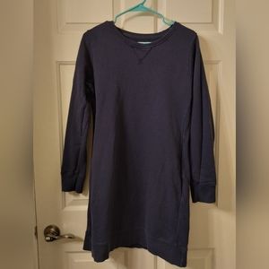 Pact Sweatshirt Dress Navy Blue Large